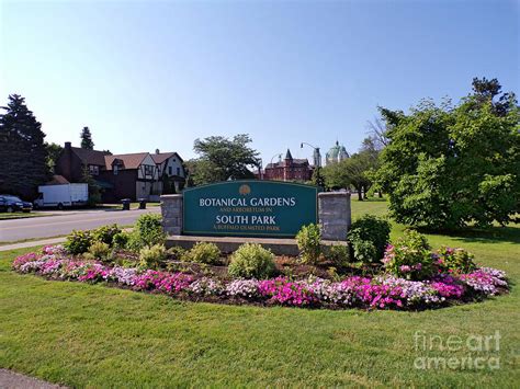 Botanical Gardens Floral Landscaped Entrance Photograph by Elizabeth Duggan - Fine Art America