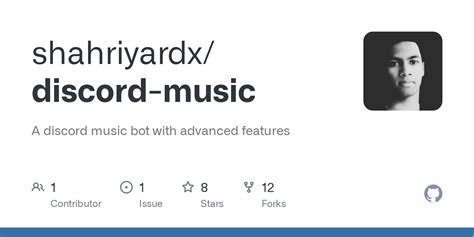 GitHub - shahriyardx/discord-music: A discord music bot with advanced ...