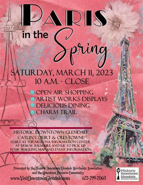 Visit Historic Downtown Glendale’s Paris in the Spring event for a ...