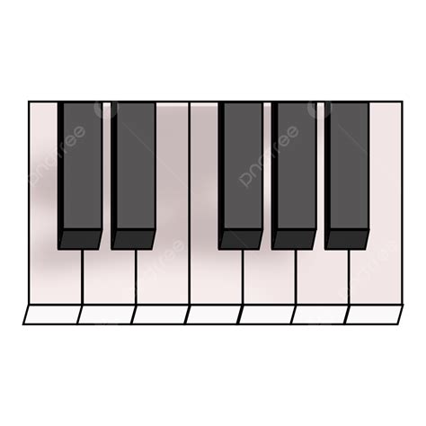 Download Hd Black Cartoon Piano Element Design Cartoo - vrogue.co