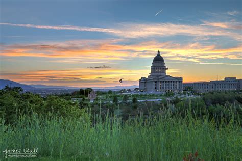 Viewing the Utah State Capitol - James Udall