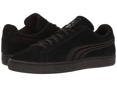 PUMA Suede Classic Badge Men | Black (362594-01) | Black shoes men ...