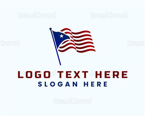 American Flag Eagle Logo | BrandCrowd Logo Maker