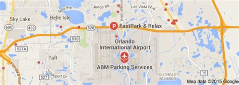 Map of orlando international airport parking | Orlando international ...