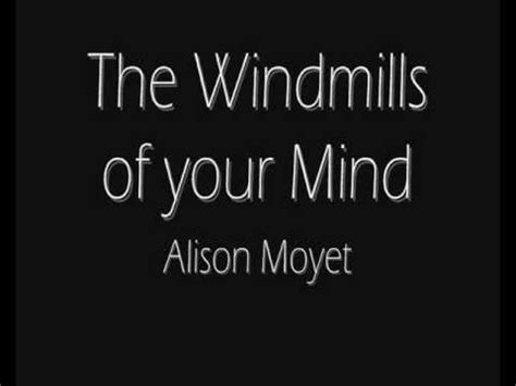 Windmills of Your Mind Alison Moyet - Lyrics - YouTube