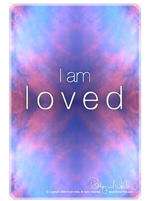 “I am loved” positive affirmation magnet | Robyn Nola Gifts