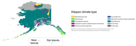 Alaska Climate Map