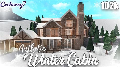 Bloxburg winter cabin