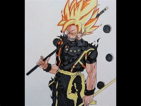 Goku and Naruto Fusion looks sick asf | Anime dragon ball, Dragon ball ...