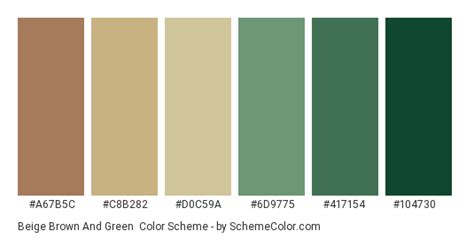 Beige Brown And Green Color Scheme » Beige » SchemeColor.com