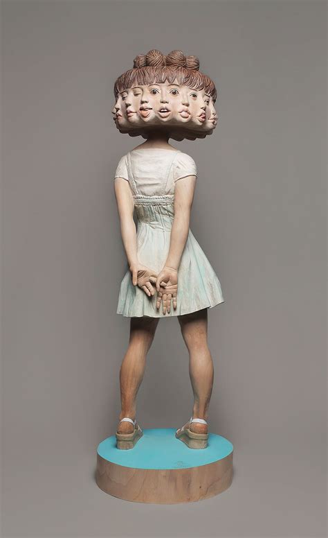 Transforming Logs Into Surreal Statues By Yoshitoshi Kanemaki | Art-Sheep