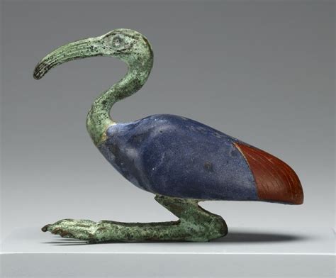 ancientpeoples: “ Statuette of an Ibis Made in Egypt, 3rd century B.C ...