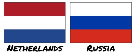 Comparing flags: Netherlands vs. Russia, France, Luxembourg and others - ItsNotAmerica.com