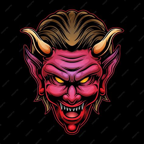 Premium Vector | Dracula face is scary mascot illustration