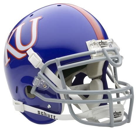 Kansas Jayhawks Full Size Authentic Helmet by Schutt | Sports Memorabilia!