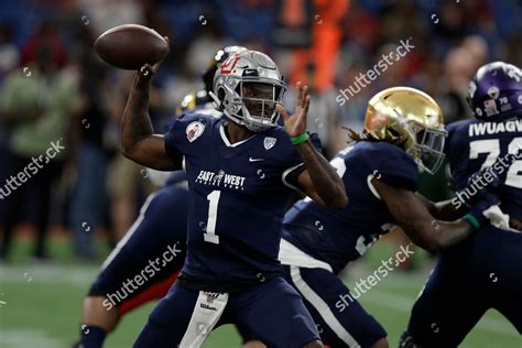 West Quarterback Tyler Huntley Utah 1 Editorial Stock Photo - Stock Image | Shutterstock