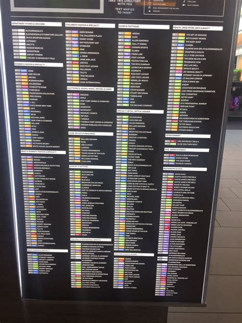 Roosevelt Field Mall Map