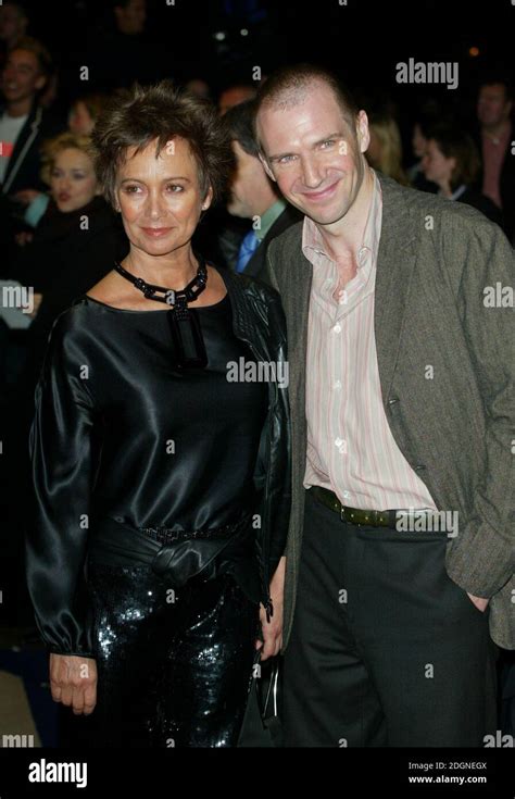 Ralph Fiennes and wife Francesca Annis at the London Premiere of 'Maid in Manhatten'. Three ...