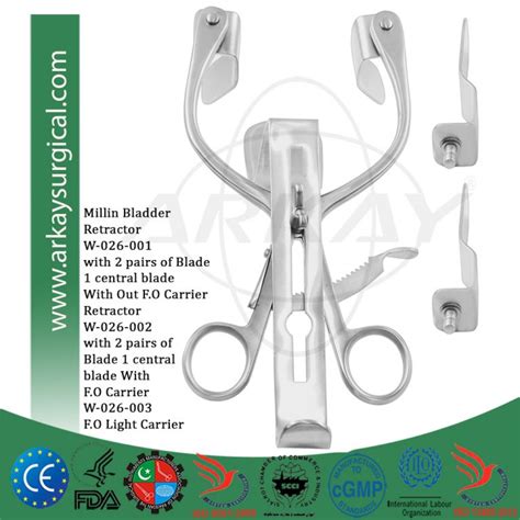 Millin Bladder Retractor - Arkay Pak