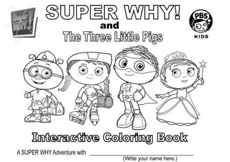 Super Why Coloring Pages Alpha Pig Coloring Pages