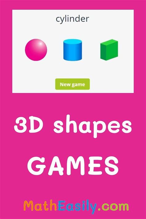 3D Shapes Games Online Free Web 3d Shapes Games Are Fun Games That Allow Kindergarteners To ...