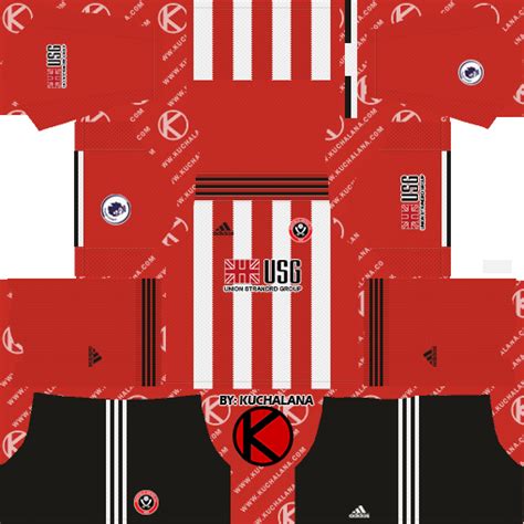 Sheffield United FC 2019/2020 Kit - Dream League Soccer Kits - Kuchalana