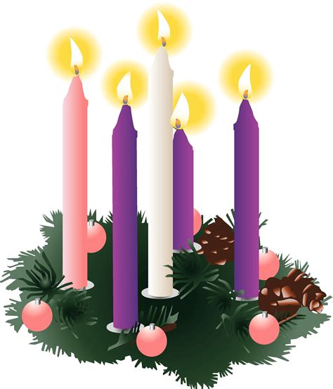 One Advent Candles
