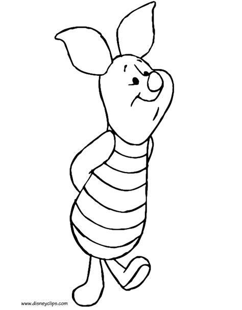 Piglet Coloring Pages | Disney's World of Wonders