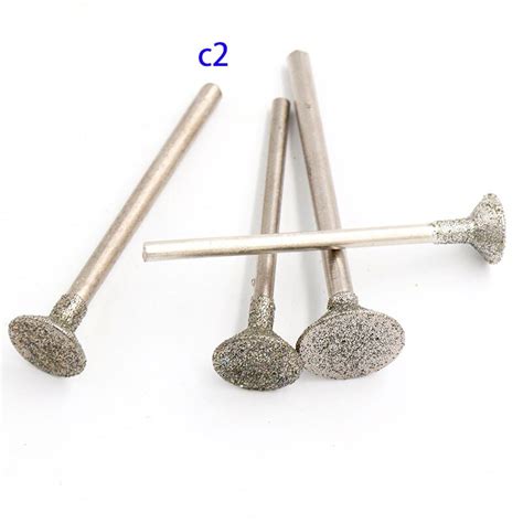 10pcs C2 Grinding head Diamond Grinding head Jade carving Cutting line Brick carving Tools-in ...