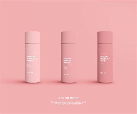 Beauty Product Packaging Mockups Design VOL 2 - PSD File