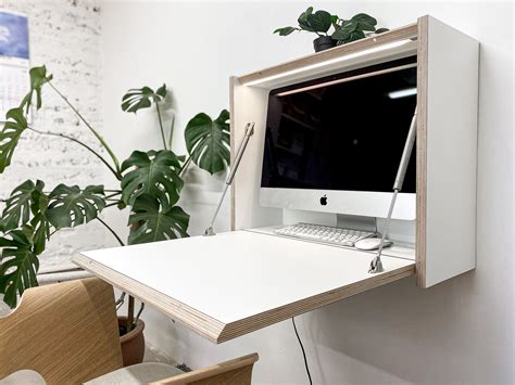 21.5 Monitor Desk Office Desk Folding Desk Space Saving Desk - Etsy ...