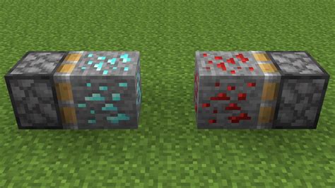 diamond ore + redstone ore = ??? - YouTube