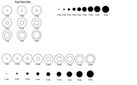 Eye Pupil Size Chart Free Printable Pupil Size Charts [pdf]