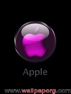 Download Pink apple logo - Abstract wallpapers- Download Free HD wallpaper For Mobile.