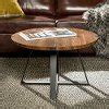 Rustic Tobacco Brown Round Coffee Table - Homestead | RC Willey Furniture Store