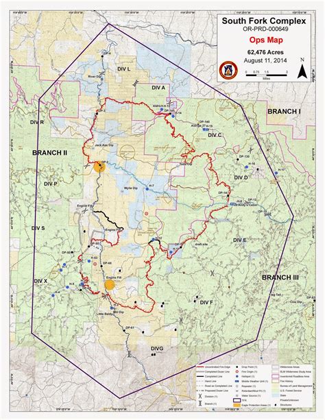 South Fork Complex: Maps