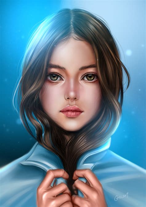 ArtStation - Procreate Painting 20Dec2019, Vincent Chu | Beautiful ...