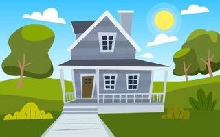 Cartoon House Vector Art, Icons, and Graphics for Free Download