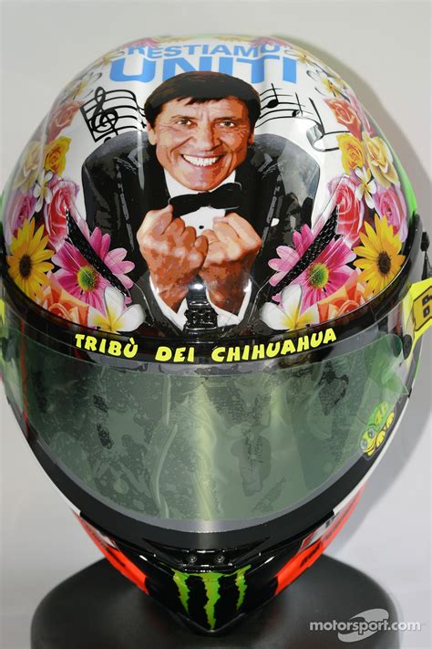 Valentino Rossi's New Helmet Design