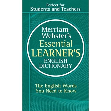 Merriam-Webster's Essential Learner's English Dictionary (Paperback ...