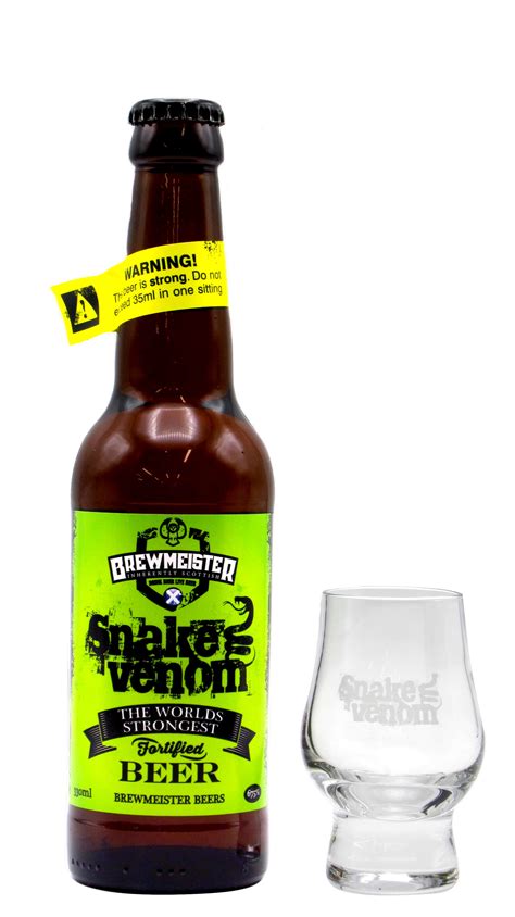 Brewmeister - Snake Venom - World's Strongest Beer & FREE Branded Glass ...