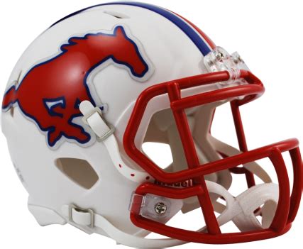 Download Southern Methodist Smu Mustangs Ncaa Speed Mini Helmet - Smu ...