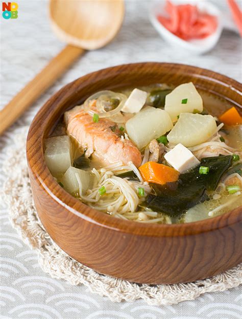 Salmon Head Miso Soup Recipe