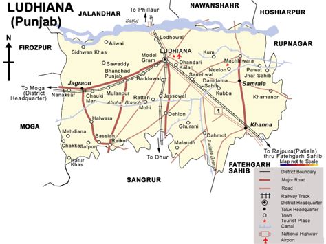 Ludhiana Map - India