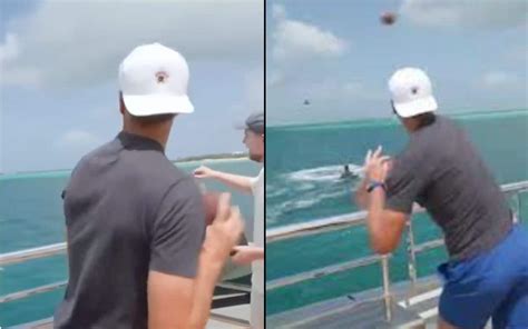 Watch Tom Brady hit a drone out of the sky from a superyacht