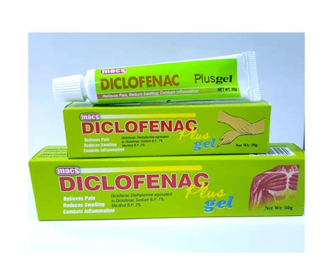 MACS DICLOFENAC PLUS GEL 50G - Armstrong Health Care