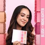 NY Bae Blush + Highlighter Palette | Matte & Shimmer Shades | Free 4IN1 Brush Set | Travel ...