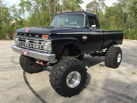 1966 FORD F-100 1 TON SHOW TRUCK 39.5 TIRES 650hp C6 - Ford Daily Trucks