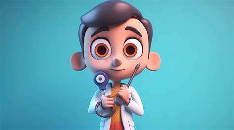 Doctor Stethoscope Cartoon Medical Healthcare Concept 3d Hand With Backgrounds | JPG Free ...