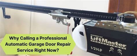 Get Professional Help Now: Automatic Garage Door Repair Service